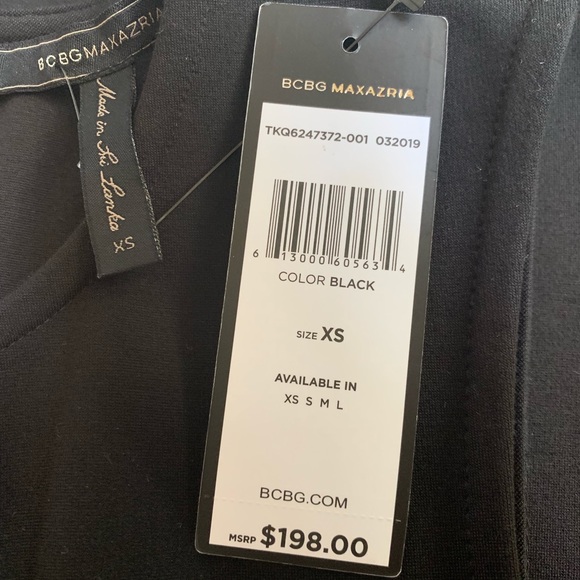 BCBG MAXAZRIA Black Lace Cocktail Dress - Picture 4 of 5